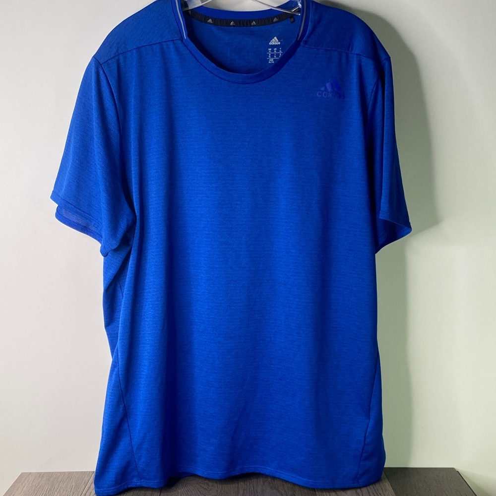 Adidas Men's Size XL Blue Performance Shirt - 1088